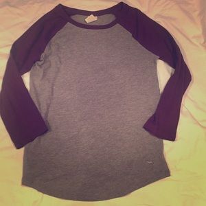Victorias Secret PINK maroon/grey shirt Super soft